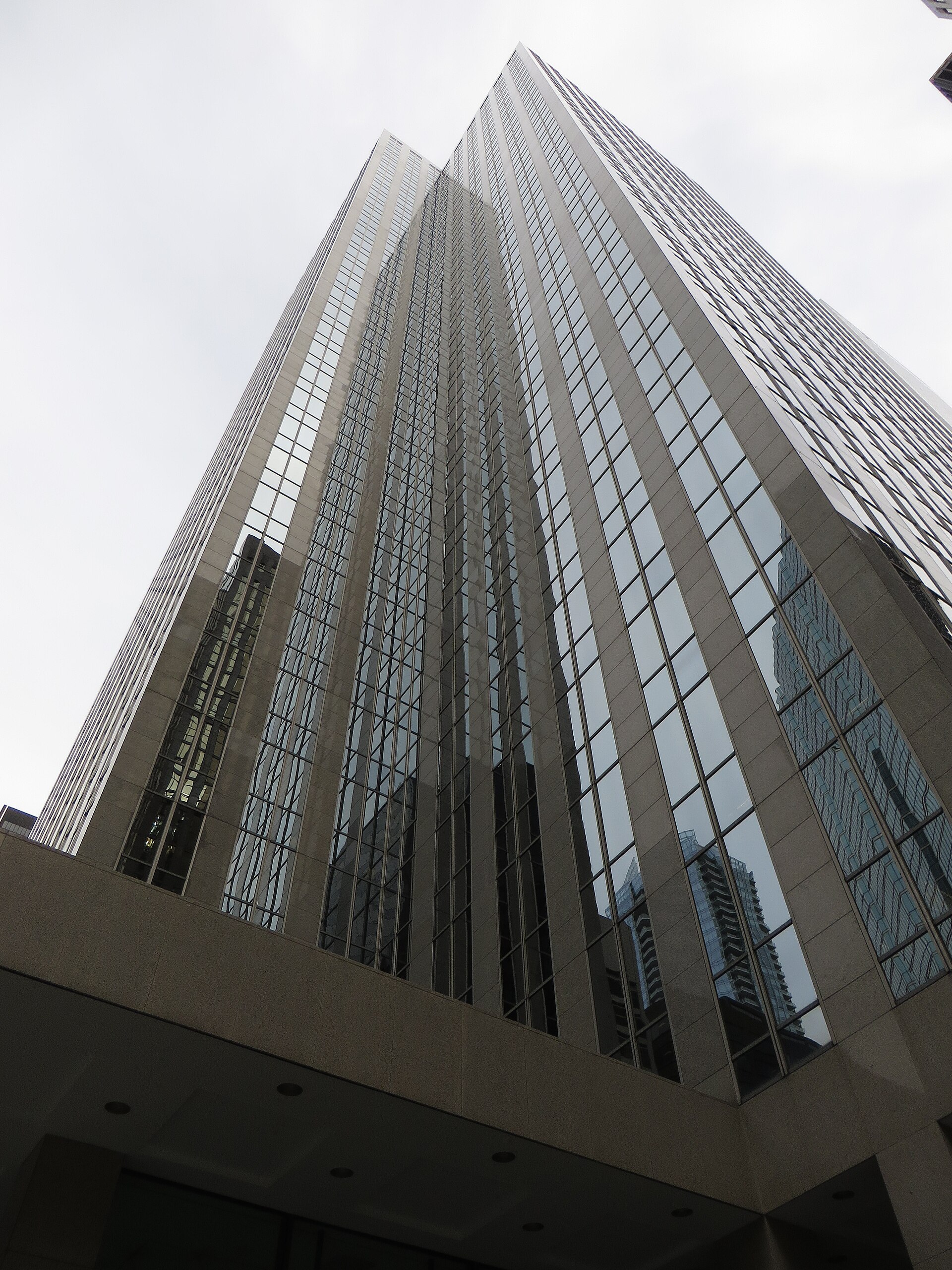 Exchange Tower in Toronto, associated with Canada's stock-market financial district.