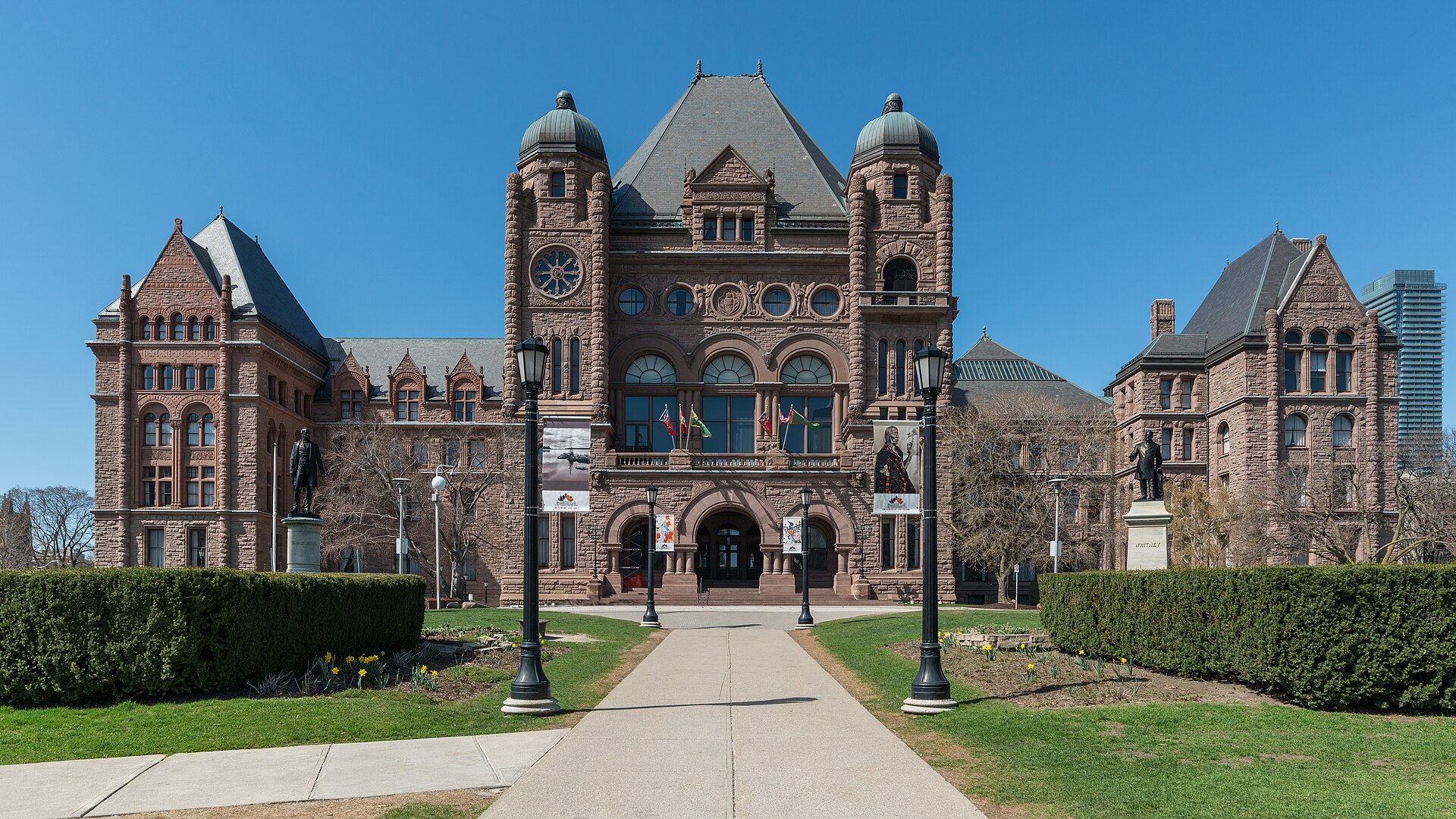 Ontario Legislative Building in Toronto, photographed in 2017.