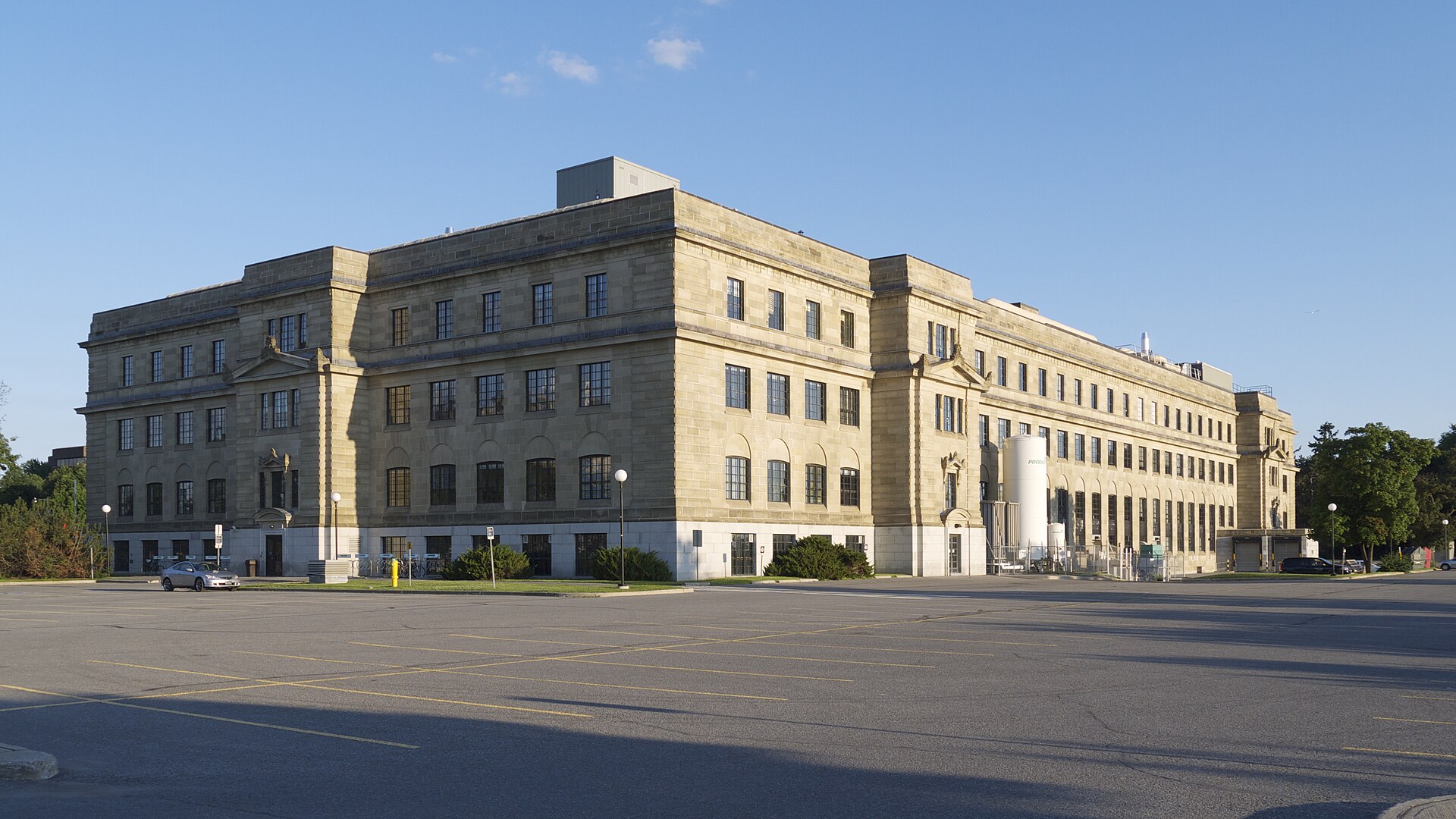 National Research Council of Canada laboratory building in Ottawa, photographed in 2014.