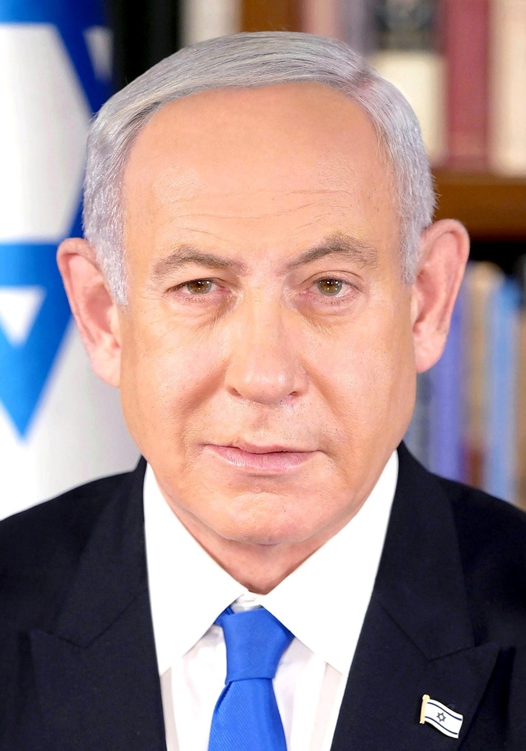 Benjamin Netanyahu in an official portrait from February 2023.