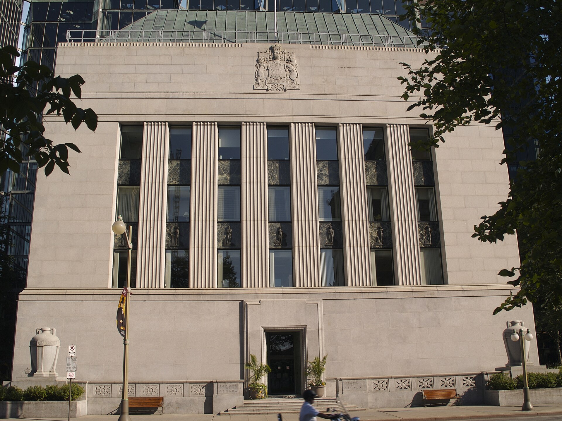 Bank of Canada headquarters in Ottawa, photographed in August 2007.