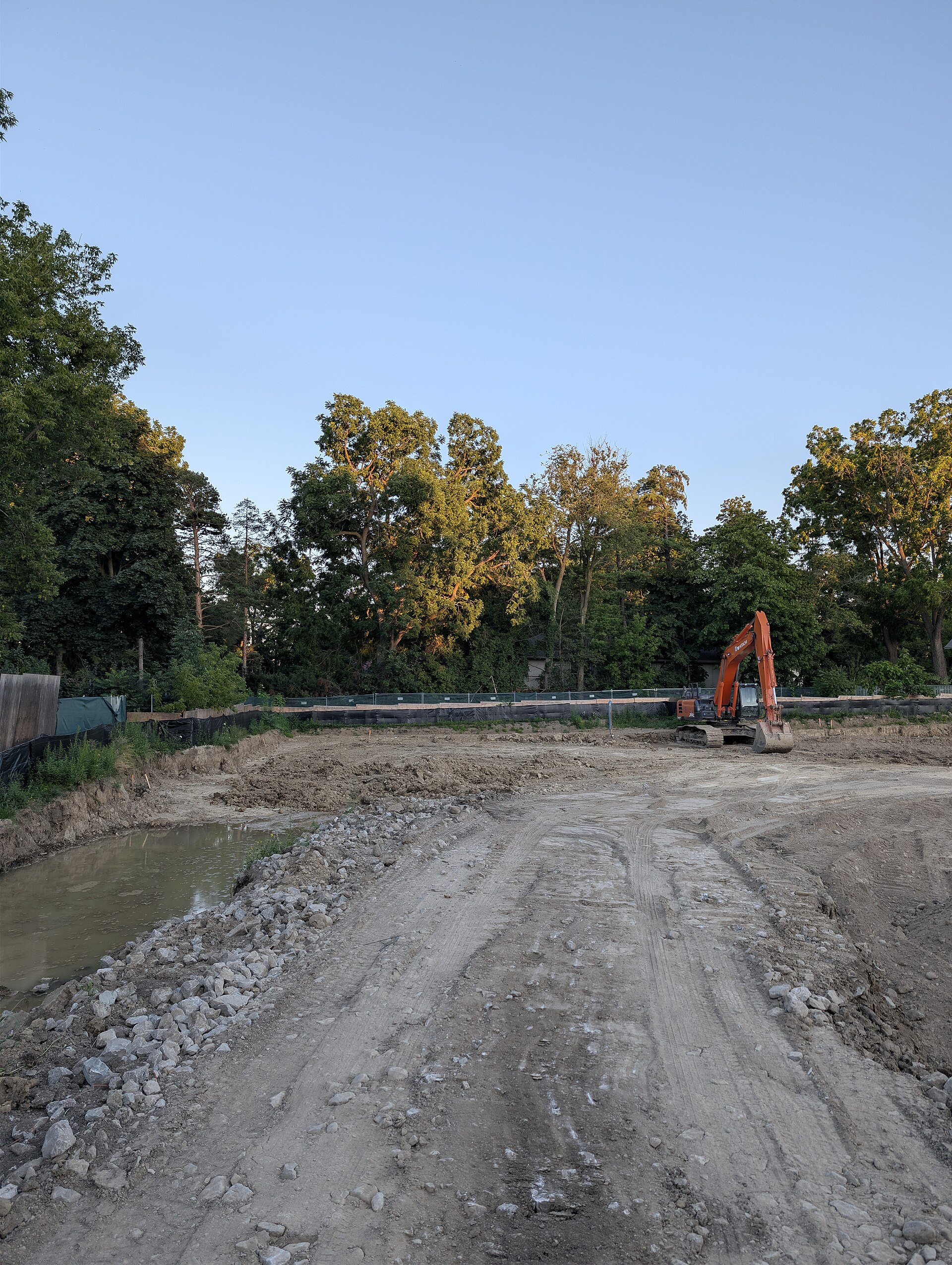 Housing under construction in Brampton Ontario