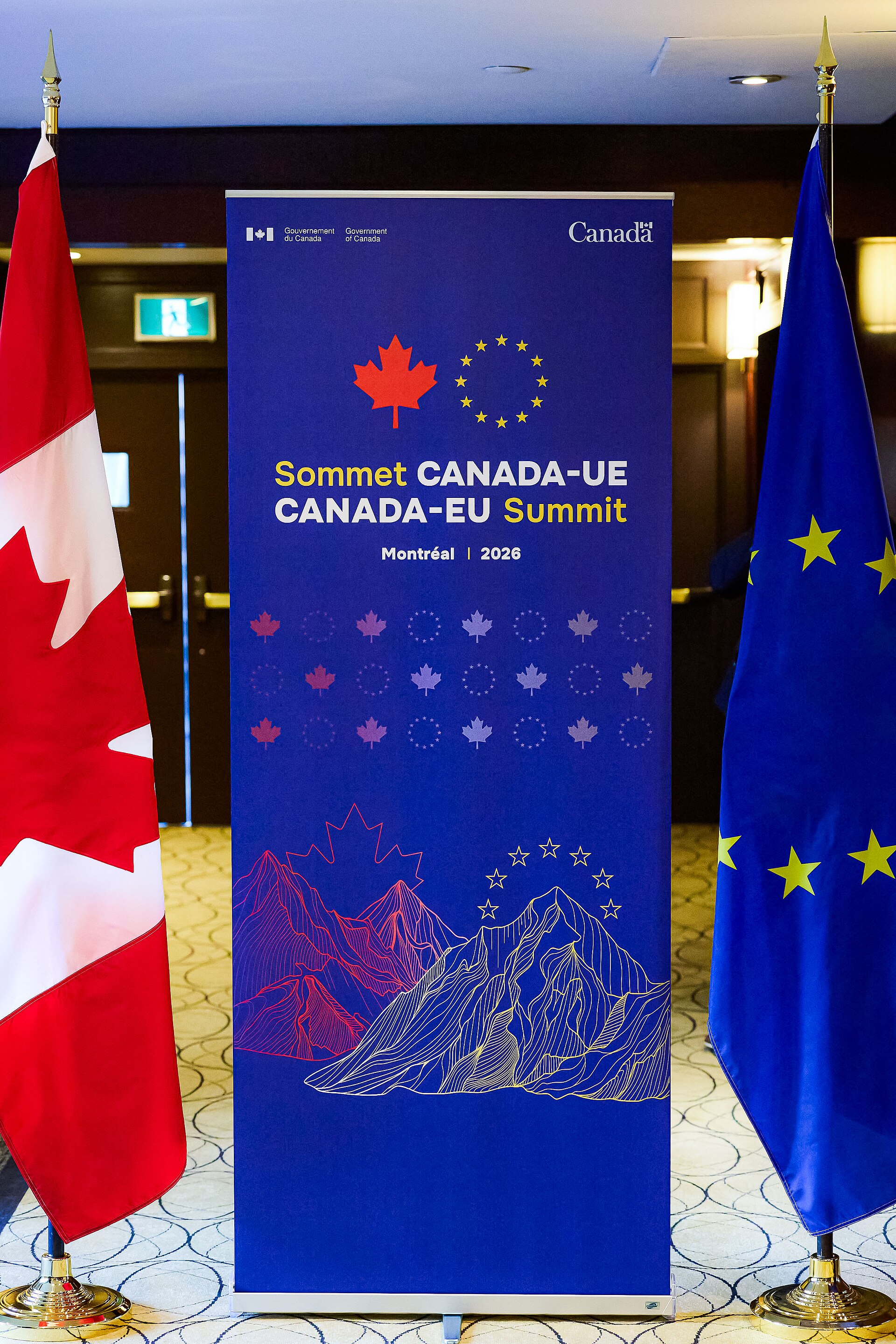 Participants at the Canada–EU summit in Montréal in October 2026